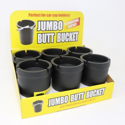 BUTT BUCKET JUMBO ASHTRAY DISPLAY 6CT/PACK